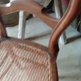 Chaise cannée ancienne