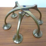 Brutalist Bronze Candleholder by Michael Harjes, 1960s