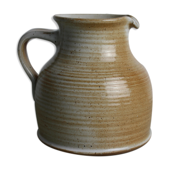 Vintage pitcher in sandstone Grès du Marais France