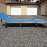 Relax lounger folding chaise longue Lafuma Chantazur vintage
