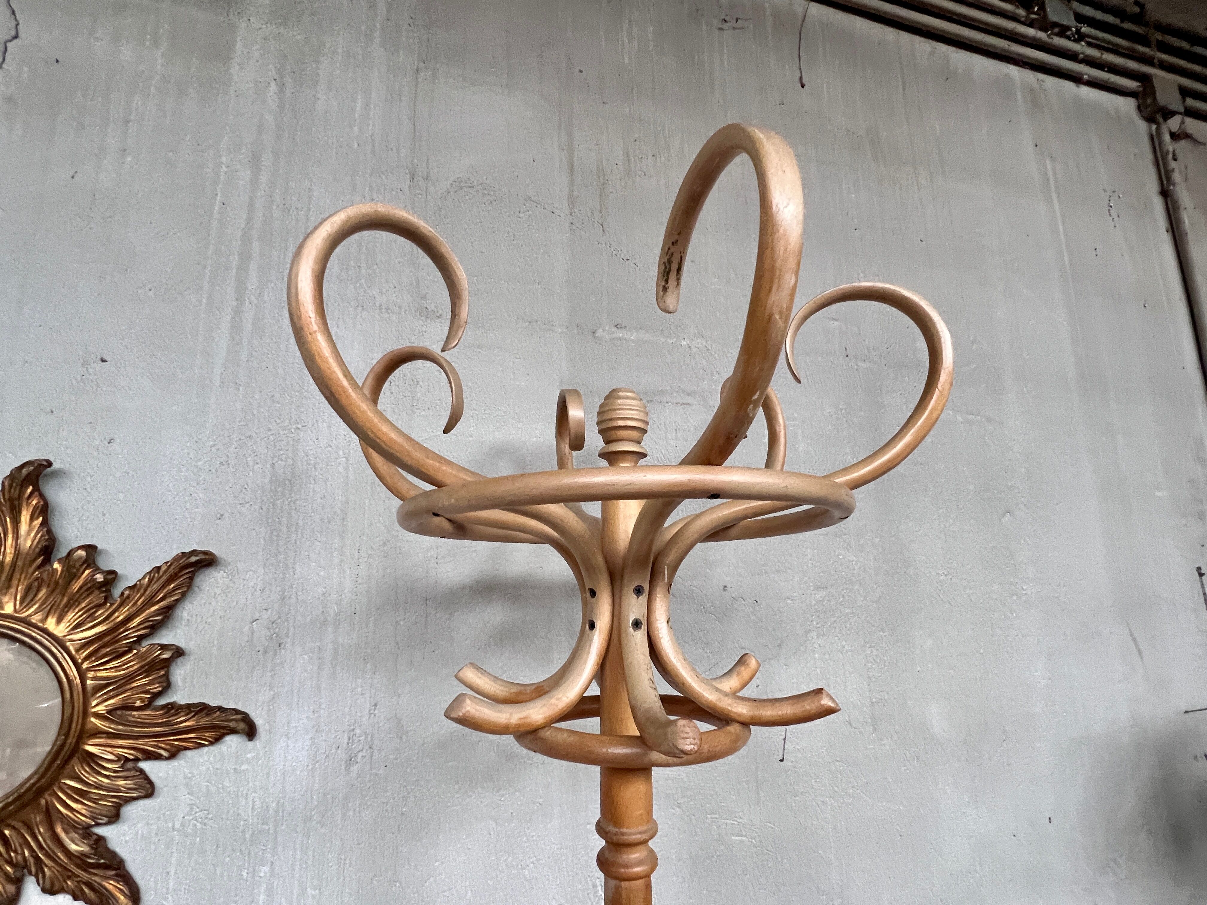 Porte chapeau porte manteau bistrot perroquet vintage rétro