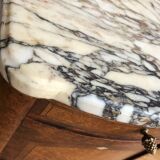 Marquetry bedside table