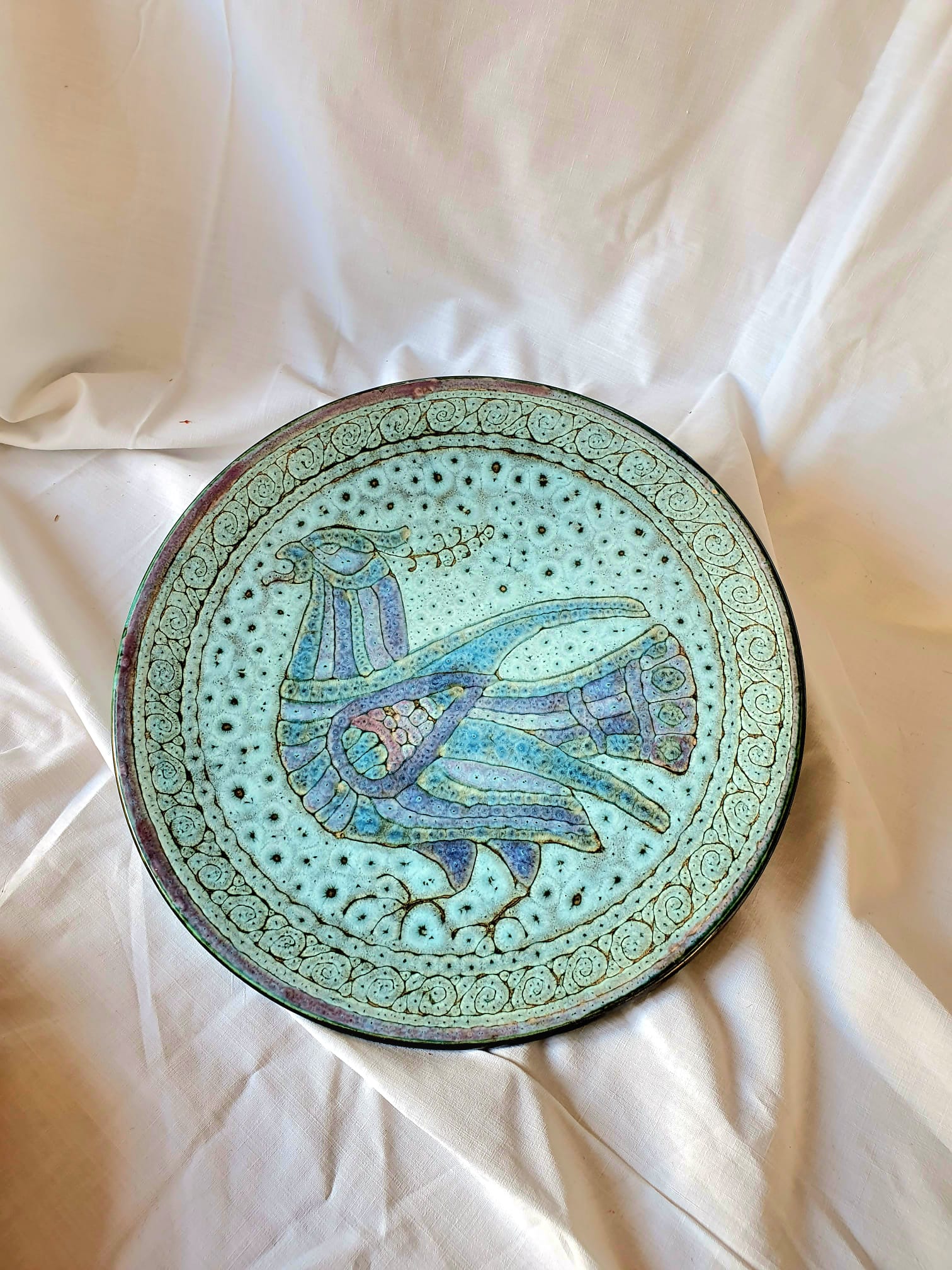 Decorative dish Danuta Le Henaff 1982