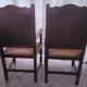 Paire de fauteuils néo basque