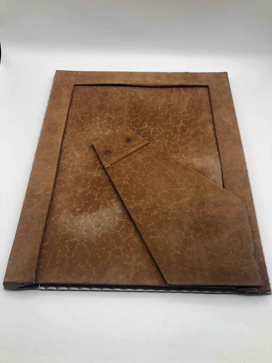 Faceted glass photo frame