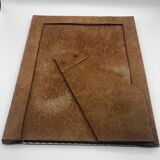 Faceted glass photo frame