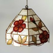 Duo de suspensions vintage en nacre