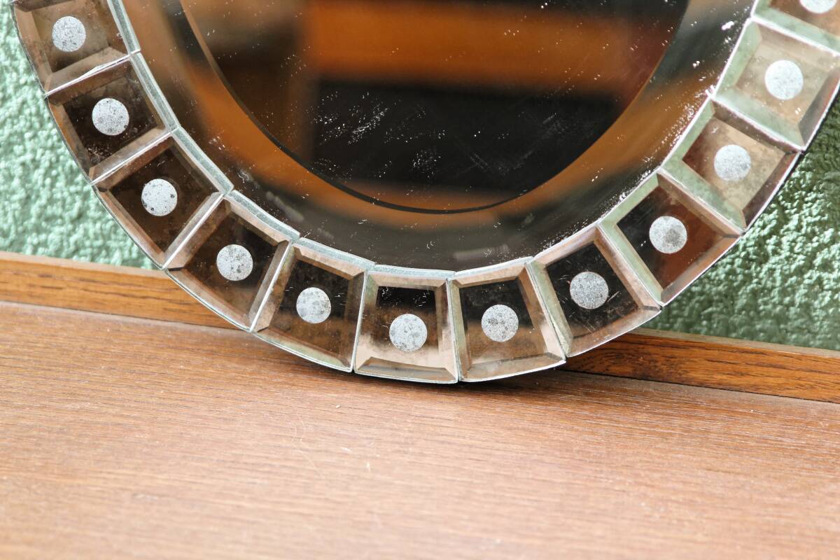 Beveled glass mirror and glass plates