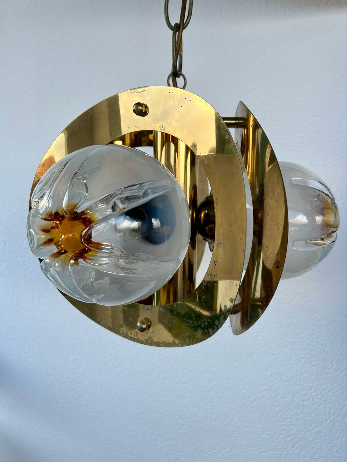 Murano glass chandelier by Mazzega - 1970