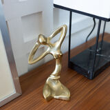 Vintage brass clipboard (50s/60s)