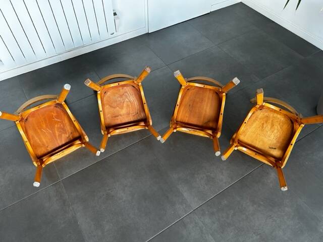 4 baumann chairs