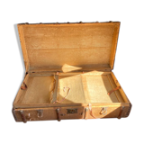 Old travel trunk 19th