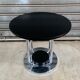 Round coffee table art deco style