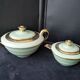 Pair of Limoges porcelain teapots