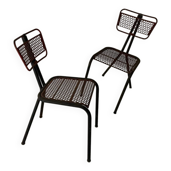Paire de chaises rene malaval