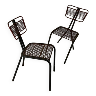 Paire de chaises rene malaval