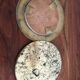 Lot de petits miroirs ronds en laiton oriental