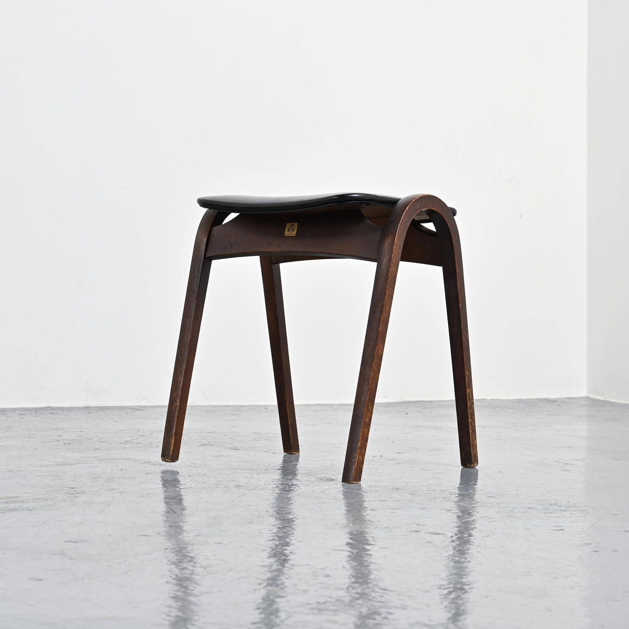 Pair of stools by Isamu Kenmochi for Akita Mokko, Japan circa 1960.