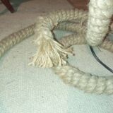 Rope floor lamp