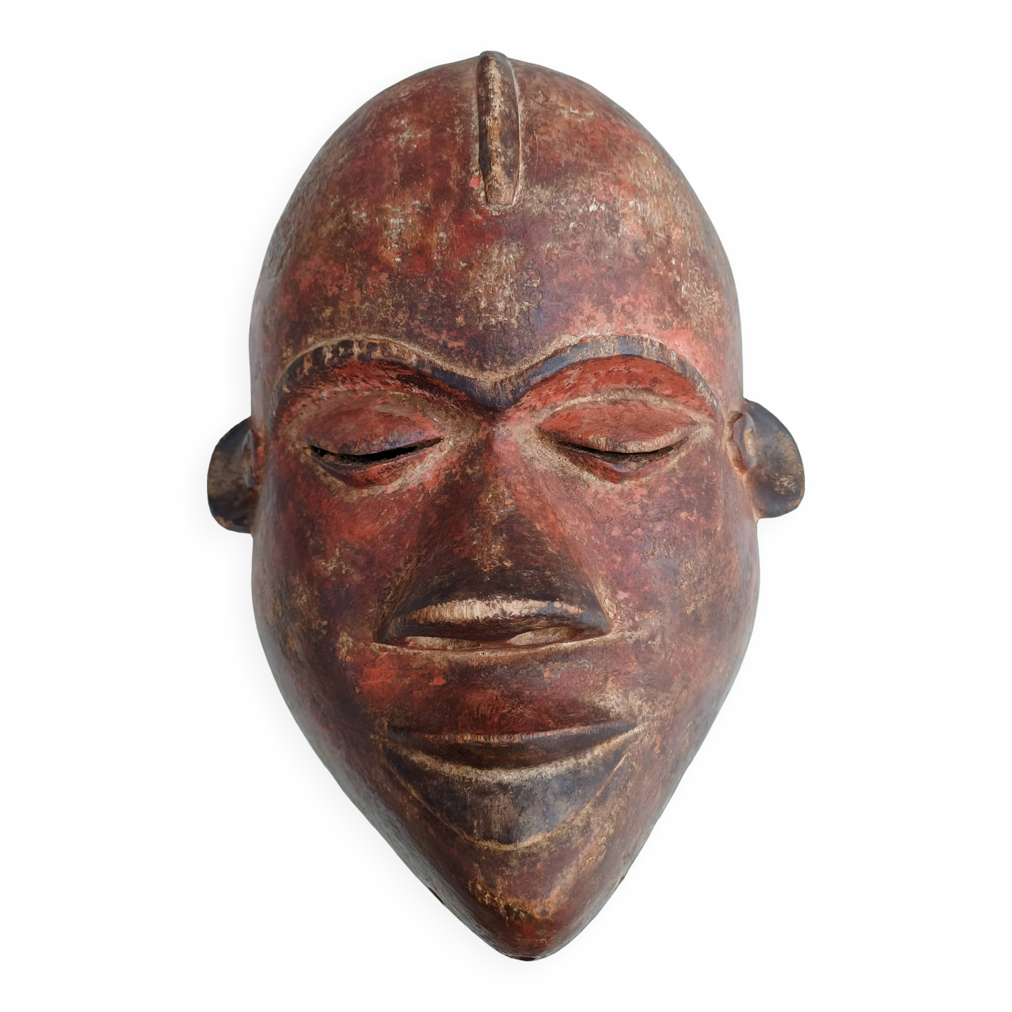 Masque Africain Kaolin Rouge