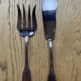Silver plated fish service