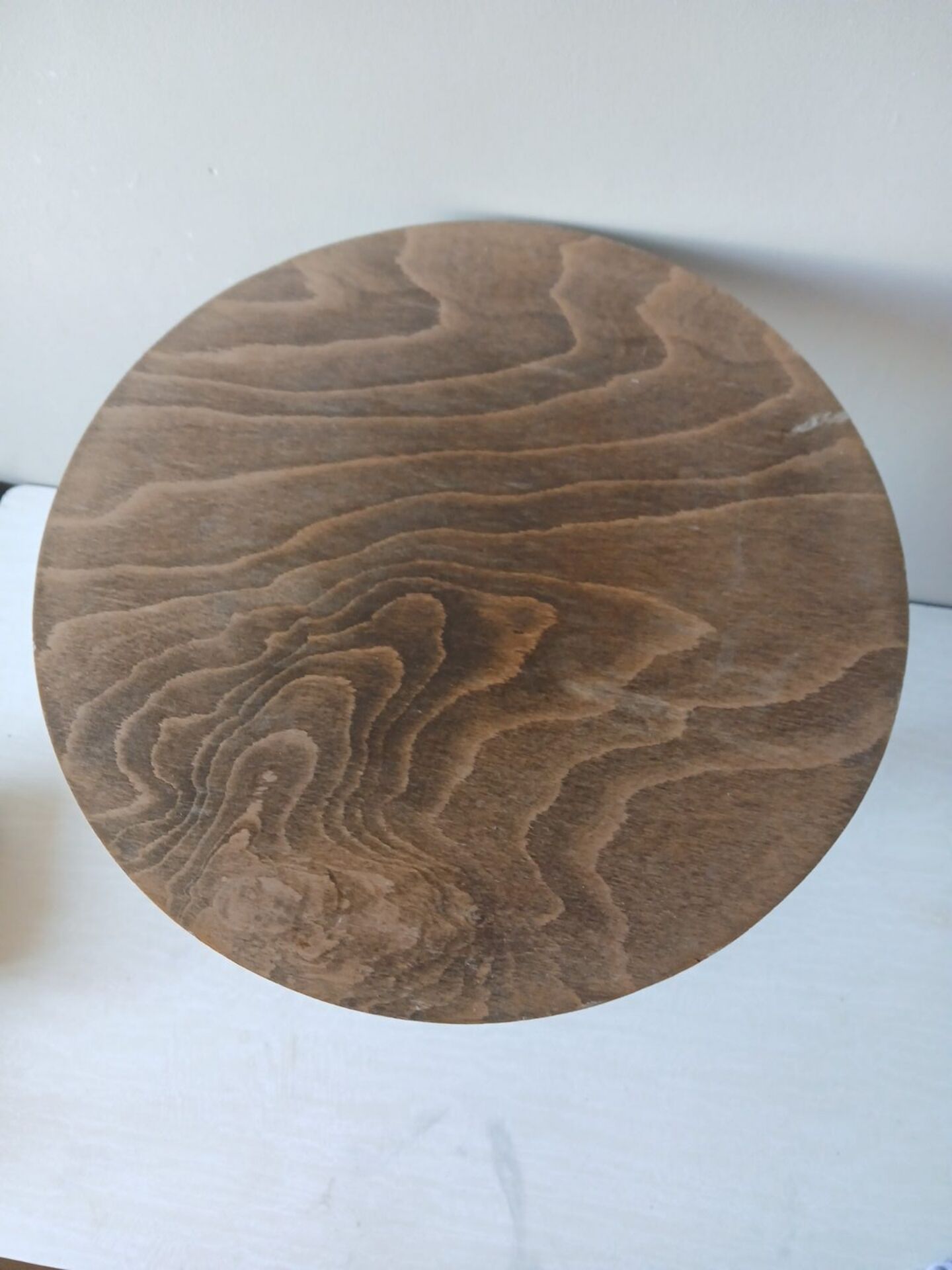 Rare oak guéridon by Charles Dudouyt – French Modernist, c.