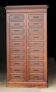 Sumptuous notary's card cabinet in mahogany (circa 1900)