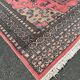 Tapis pakistanais rose fait main