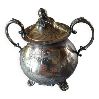 Armand Frenais silver sugar bowl.