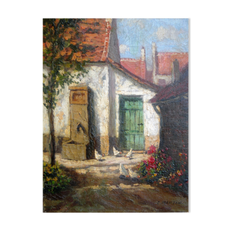 La basse-cour Emile Menten XXe