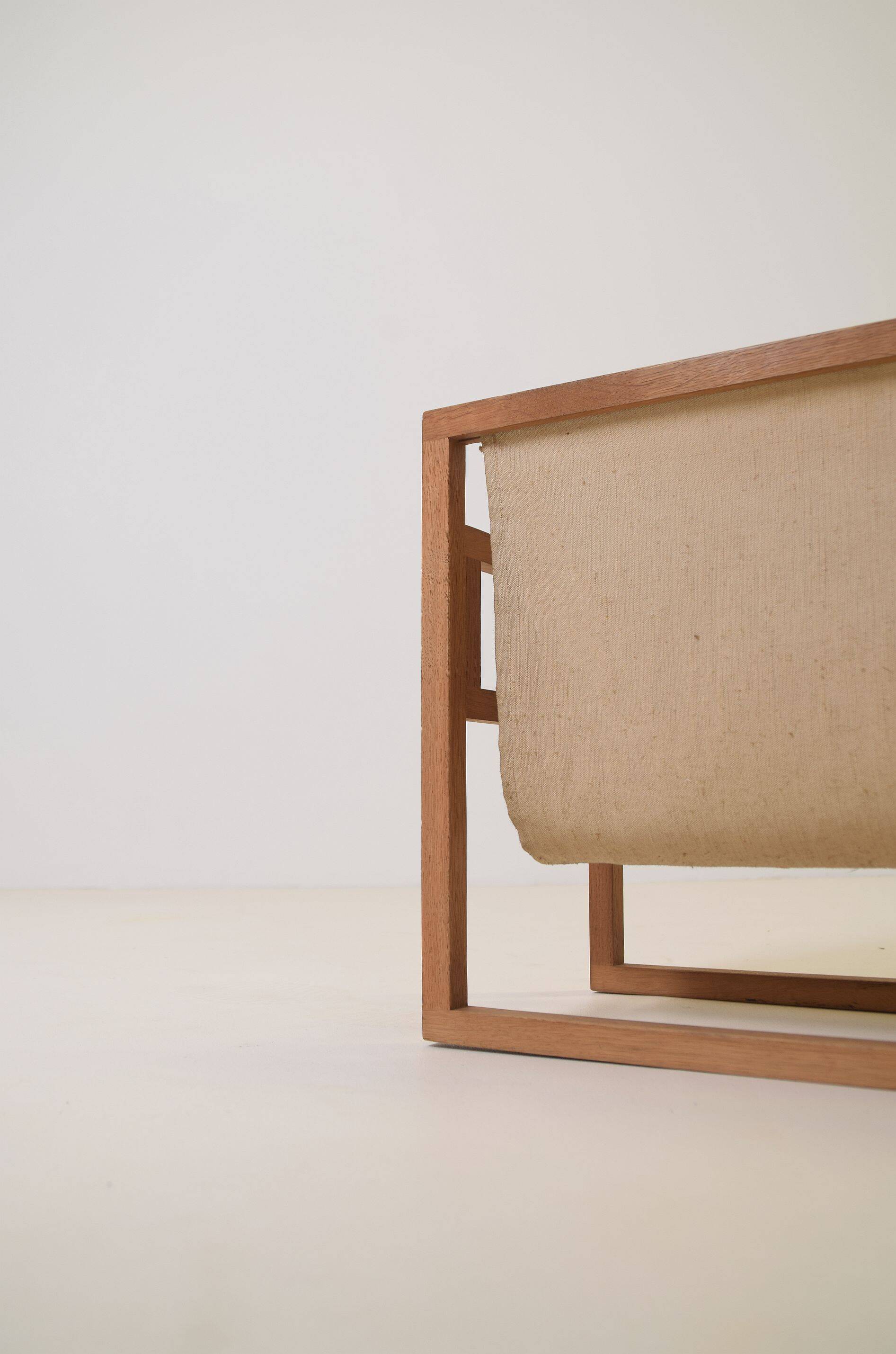 Danish magazine holder by Henning Wind-Hansen for Sika Mobler, 1960s