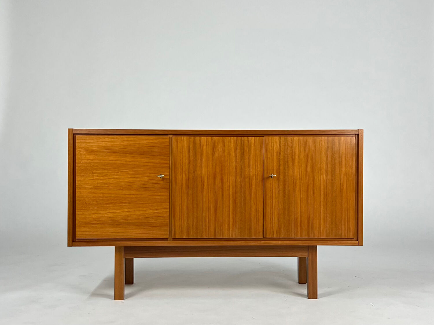 Vintage teak sideboard HiFi cabinet 60s 70s mid-century cupboard