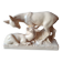 Art Deco deer porcelain statue