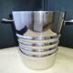 Stainless Steel Champagne Bucket 18/10th Art Deco Style