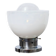Table lamp in transparent white Murano glass, Mazzega, Italy, 1970.