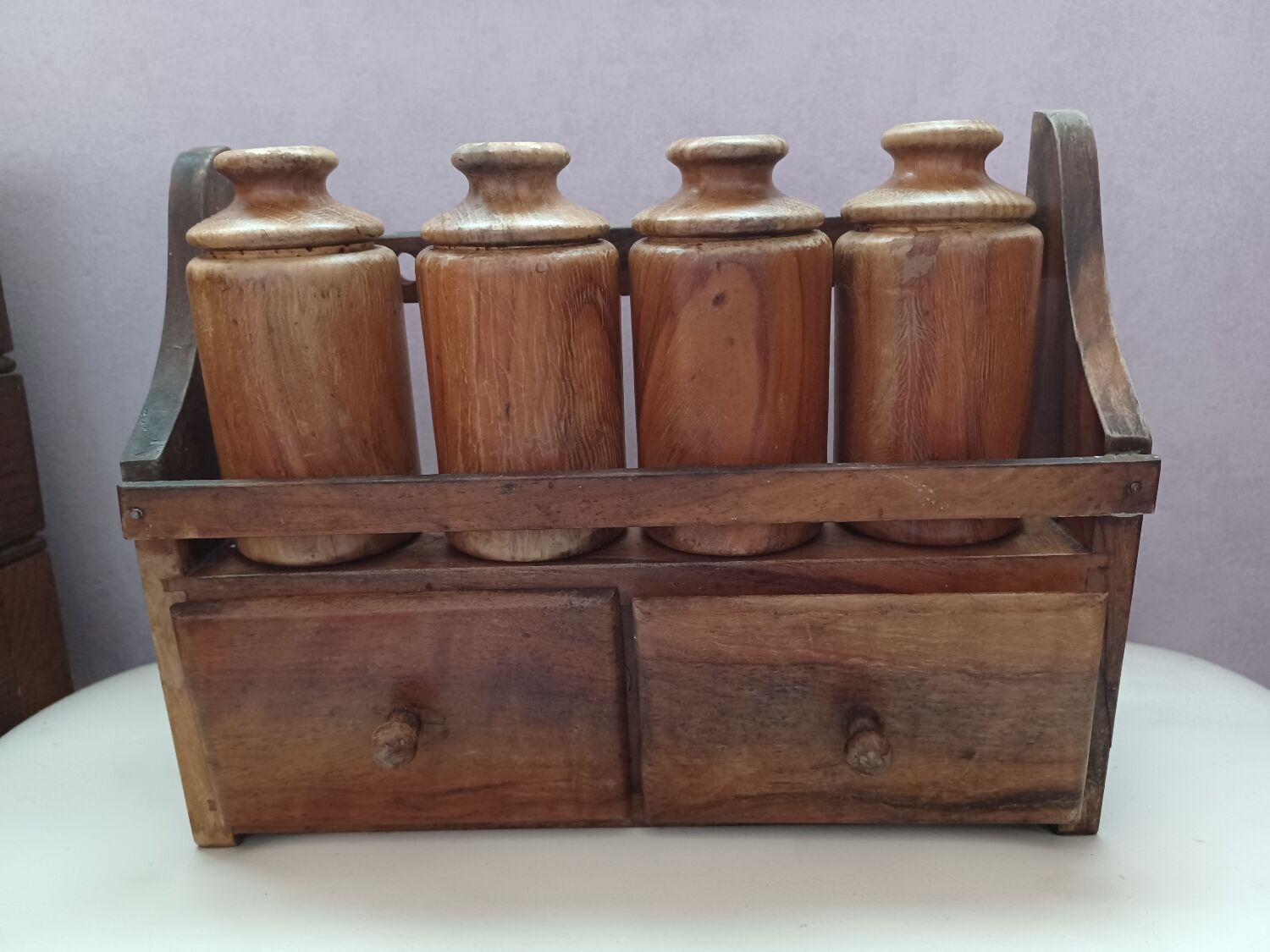 Wall spice pot holders