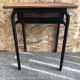 Old desk single desk child metal box + vintage wood tray #6