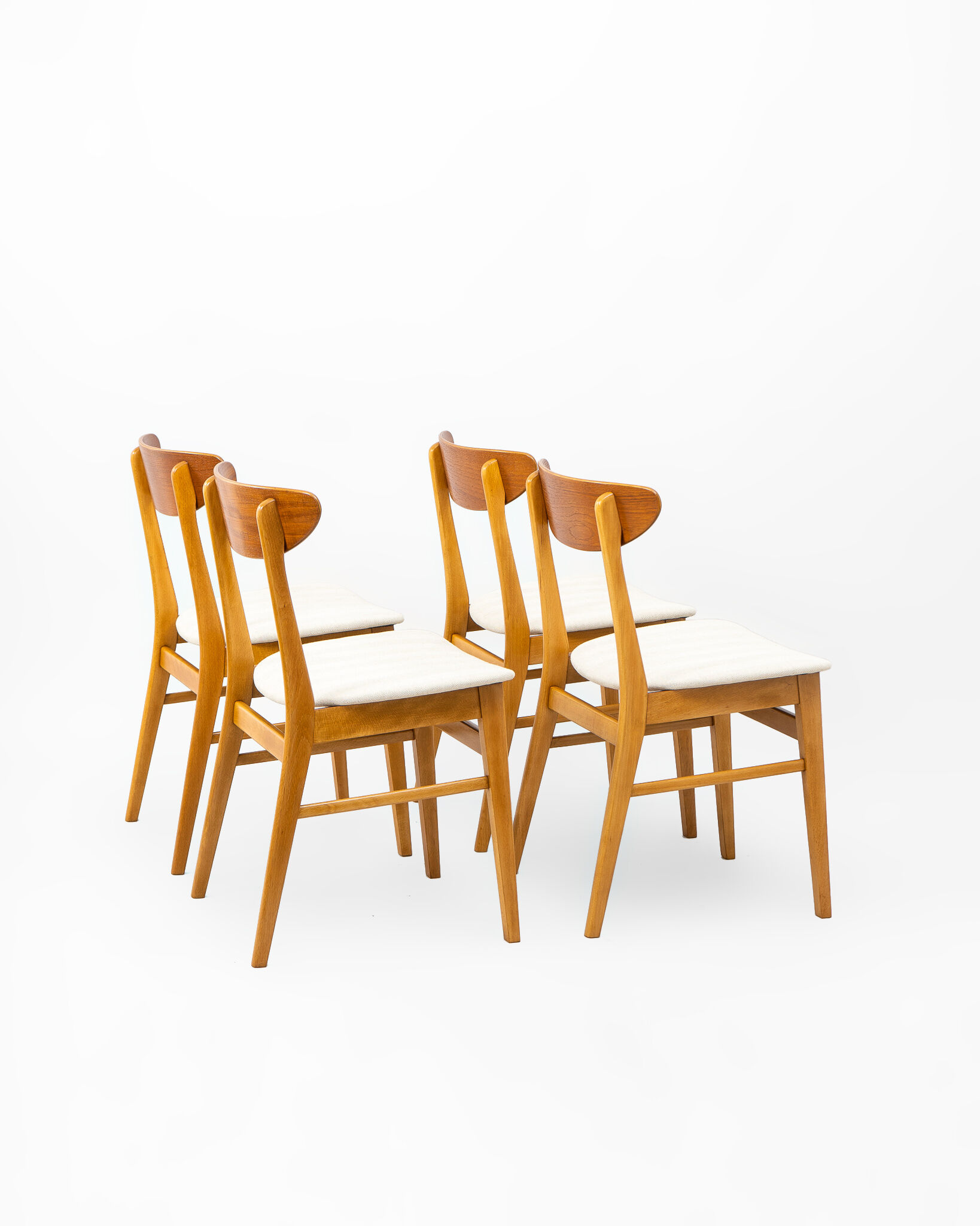 Set of 4 Danish model 210 Chairs from Farstrup, 1960's