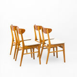 Set of 4 Danish model 210 Chairs from Farstrup, 1960's
