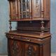 Buffet deux corps richement sculpté – Style Henri II en noyer