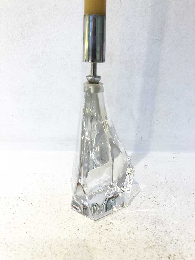 Daum crystal candlestick, 1970