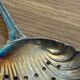 Silver sugar spoon