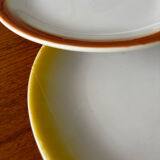 Moulin des Loups vintage dessert plates – Assorted colourful lot