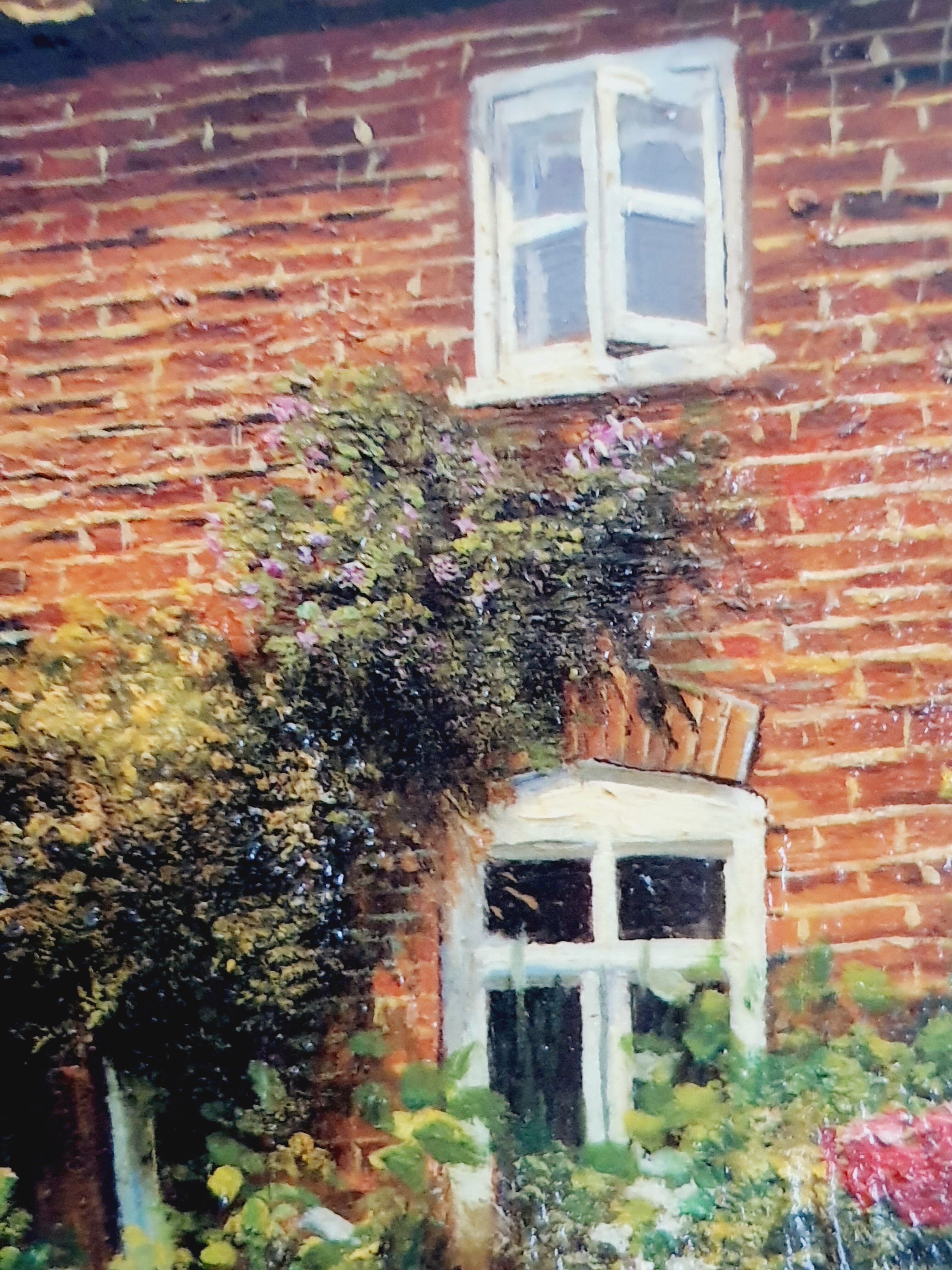 Oil on English house wood