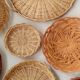 Composition de paniers en rotin Vintages