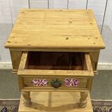 Early 20th century fir bedside table