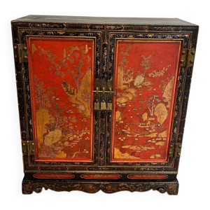 Cabinet Laqué à Décors