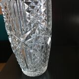 Old pressed glass vase
