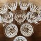 12 crystal water glasses Chaumont model