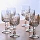 Schott Zwiesel "Tango" collection hand-cut crystal wine glasses